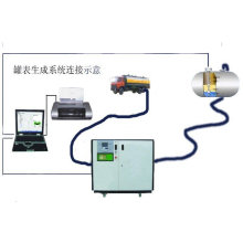 posto de gasolina tanque monitor sistema líquido de calibração